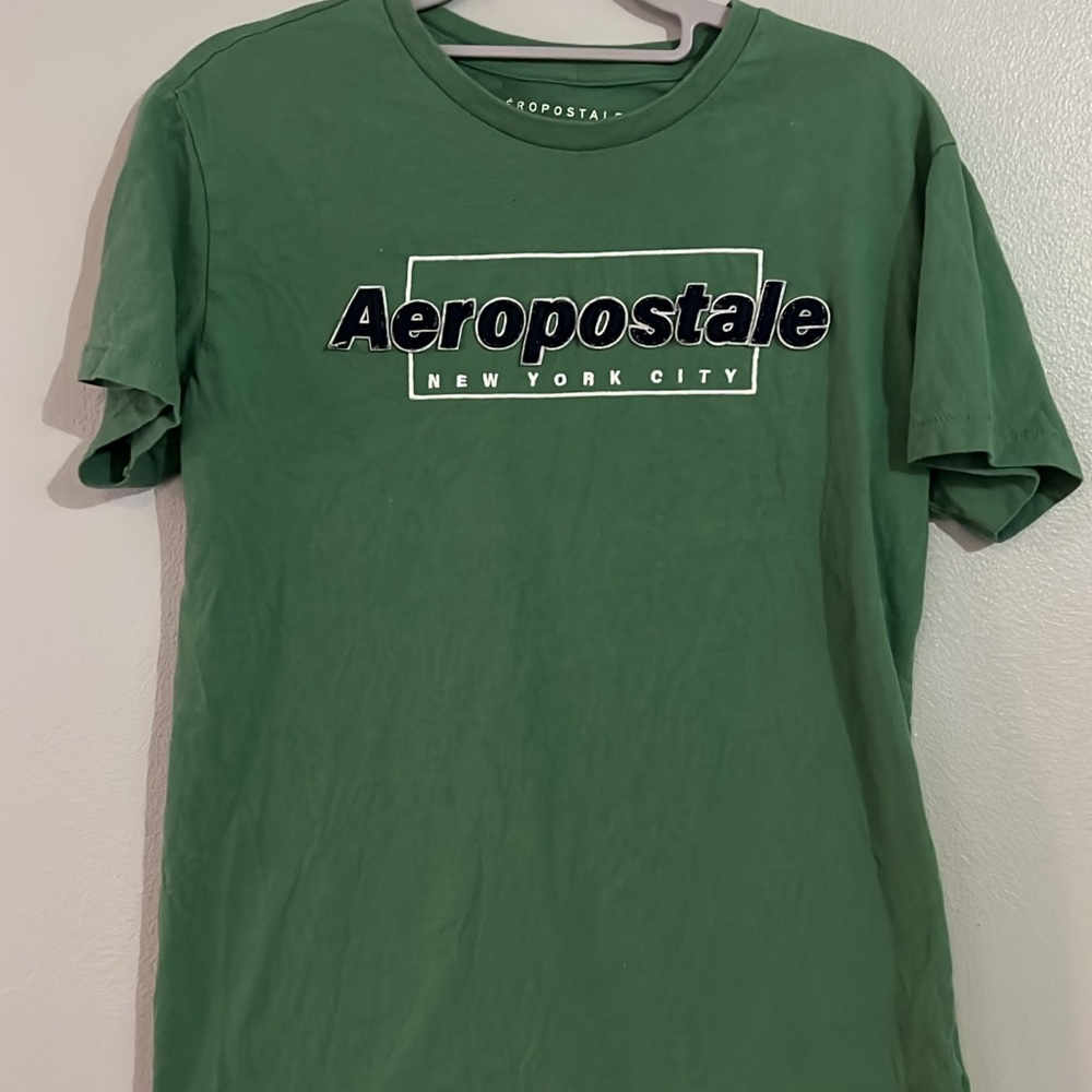 Aeropostale Forest Green Graphic Tee